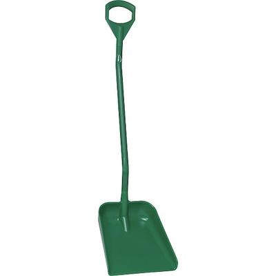 VIKAN 56012 Ergonomic Shovel, 13-1/2 in W, Green