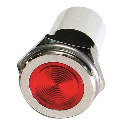 ZORO SELECT 24M173 Flat Indicator Light,Red,120VAC