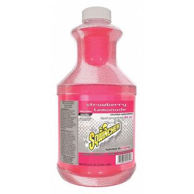 SQWINCHER 159030319 Sports Drink Liquid Concentrate 64 oz., Strawberry-Lemonade