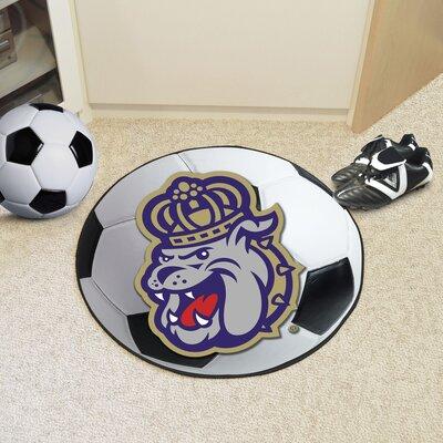 FANMATS NCAA James Madison University Soccer Ball Synthetics in Blue/Brown/Gray, Size 27.0 W x 27.0 D in | Wayfair 964