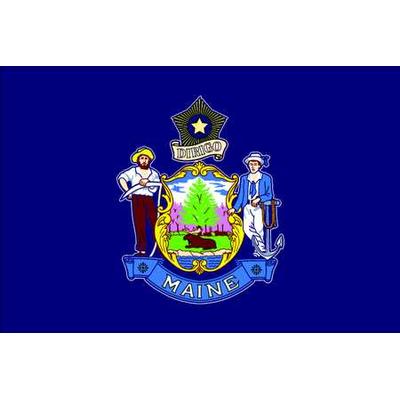 NYLGLO 142260 Maine State Flag,3x5 Ft