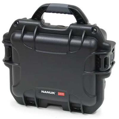 NANUK CASES 905S-000BK-0A0 Black Protective Case, 12-1/2"L x 10.1"W x 6"D