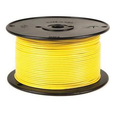 GROTE 87-9011 18 AWG 16 Conductor Stranded Primary Wire 100 ft. YL