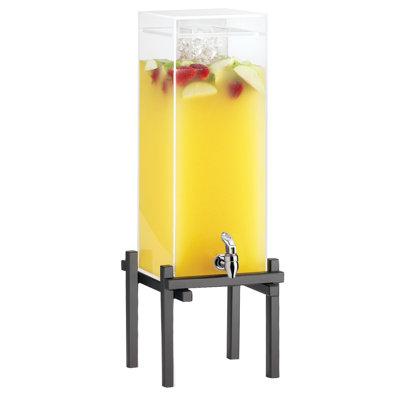 Cal-Mil One by One Beverage Dispenser Plastic/Acrylic in Black | 25.5 H x 10.25 W in | Wayfair 1132-3-13