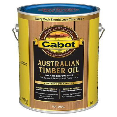CABOT 140.0019400.007 Stain,Natural,Toned Flat,1 gal.