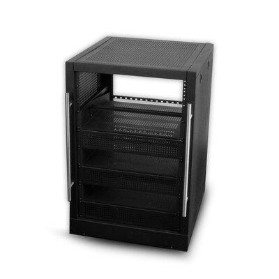 Quest Manufacturing 36" Home Theater Rack w/ Shelves, Steel in Black | 36 H x 22.5 W in | Wayfair HT6019-16-02