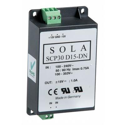 SOLAHD SCP30S24DN DC Power Supply,24VDC,1.3A,50/60Hz