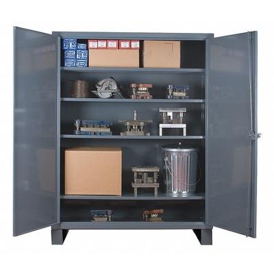 DURHAM MFG HDC-247278-4S95 12 ga. Steel Storage Cabinet, 72" W, 78" H,