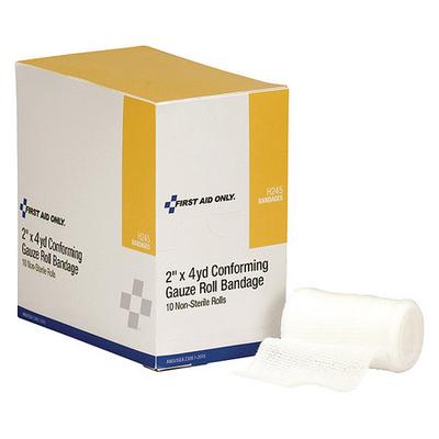 FIRST AID ONLY H245 Gauze Roll, Sterile, White, 2 in. W