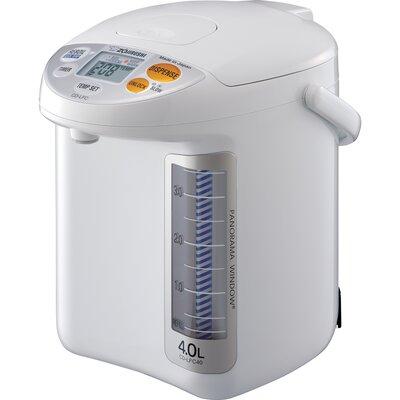Zojirushi Micom Water Boiler & Warmer Plastic in White, Size 9.07 H x 11.88 W x 10.0 D in | Wayfair CD-LFC30WA