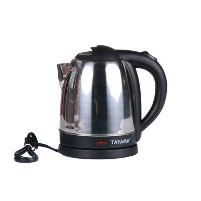 Tayama 6-Cup Stainless Steel Cordless Electric Kettle Stainless Steel in Gray | 8 H x 8 W x 8 D in | Wayfair BM-101
