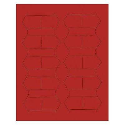 MAGNA VISUAL FI-423 Magnetic Arrows,3/4 In. W,Red,PK20