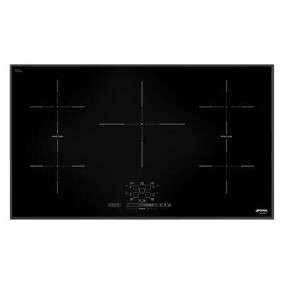 SMEG 36" Induction Cooktop w/ 5 Burners & Ultra Low Profile in Black | 3 H x 21 W x 36 D in | Wayfair SIMU536B