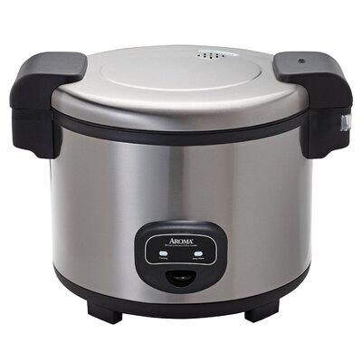 Aroma 60 Cup Rice Cooker Stainless Steel | 13.78 H x 18.9 W x 15.75 D in | Wayfair ARC-1130S
