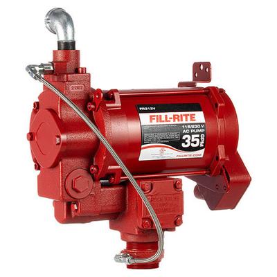 FILL-RITE FR313V Fuel Transfer Pump, 115/230V AC, 35 gpm Max. Flow Rate , 3/4