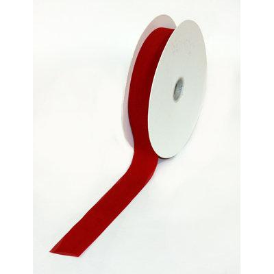 Worth Imports Burgundy Velvet Ribbon 50YD Fabric in Red | 0.1 H x 1.5 W x 1800 D in | Wayfair 9000BU