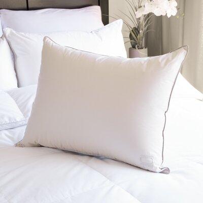Nikki Chu White Duck Down Medium Support Pillow Down & Feathers/100% Cotton | 20 H x 30 W x 0.5 D in | Wayfair BMI_10642L_Q