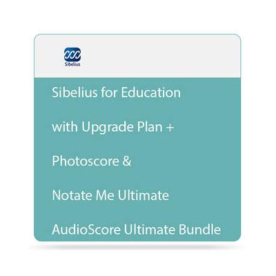Sibelius Sibelius + Ultimate Bundle with Upgrade Plan, Photoscore & Notate Me Ultima 9938-30110-00