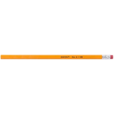 Dixon Ticonderoga 14412 Woodcase Yellow Barrel HB Lead #2 Pencil - 144/Box
