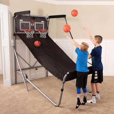 Lifetime Dual Shot Basketball Arcade Game, Nylon | 90 H x 52 W x 90 D in | Wayfair 90648