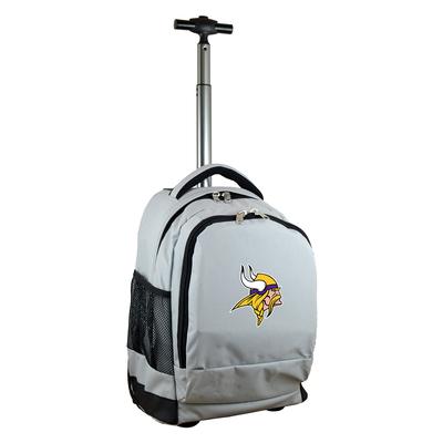 MOJO Gray Minnesota Vikings 19'' Premium Wheeled Backpack