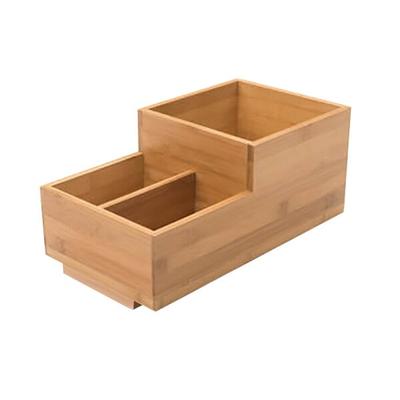 Rosseto BD108 3 Compartment Natural Bamboo Condiment Holder