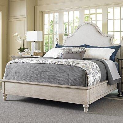 Lexington Oyster Bay Arbor Hills Bed Wood & /Upholstered/Polyester in Brown/White | 72.5 H x 82.75 W x 93.5 D in | Wayfair 01-0714-145c