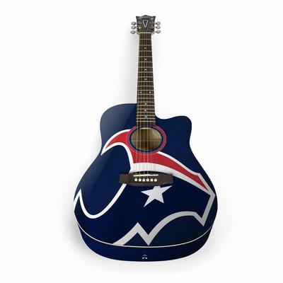 Woodrow Houston Texans Acoustic Guitar