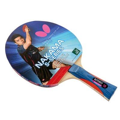Butterfly Nakama S8 Paddle Carbon in Black, Size 7.0 W in | Wayfair NAKS8