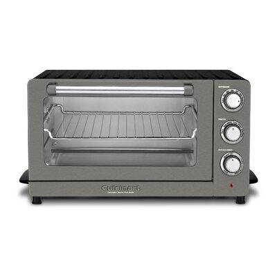 Cuisinart Toaster Oven Broiler w  Convection Stainless Steel | 9.8 H x 15.5 W x 19.1 D in | Wayfair TOB-60N2BKS