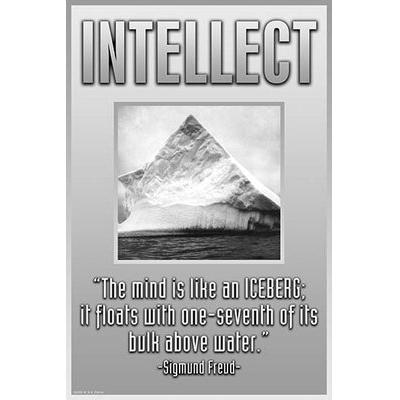 Buyenlarge 'Intellect' by Wilbur Pierce Vintage Advertisement in Gray | 30 H x 20 W x 1.5 D in | Wayfair 0-587-22341-3C2030