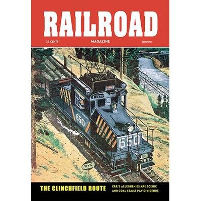 Buyenlarge Railroad Magazine: the Clinchfield Route, 1953 Vintage Advertisement in Blue/Red | 36 H x 24 W x 1.5 D in | Wayfair 0-587-06119-7C2436