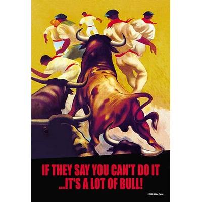 Buyenlarge 'If They Say You CanT' by Wilbur Pierce Vintage Advertisement in Red/Yellow | 36 H x 24 W x 1.5 D in | Wayfair 0-587-20595-4C2436