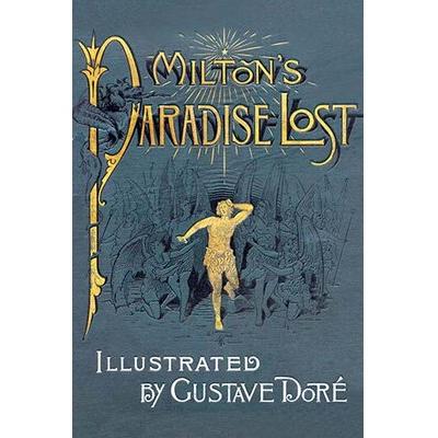 Buyenlarge 'Miltons Paradise Lost' by Gustave Dore Vintage Advertisement in Gray/Yellow | 36 H x 24 W x 1.5 D in | Wayfair 0-587-21424-4C2436