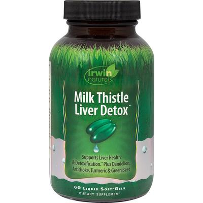 Irwin Naturals Milk Thistle Liver Detox-60 Softgels