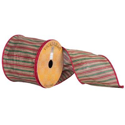 The Holiday Aisle® Plaid Ribbon Fabric in Brown/Green/Red | 0.2 H x 4 W x 360 D in | Wayfair 431F2A9539C04FA69E3EB6BB641D9E66