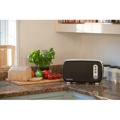 BergHOFF International Seren 2pc Side Loading Toaster w/ Panel in Black, Size 8.19 H x 14.25 W x 6.3 D in | Wayfair 2212317