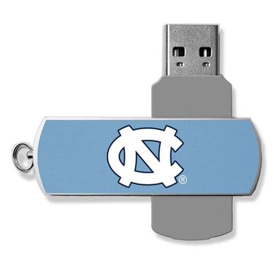 North Carolina Tar Heels 32GB Metal Twist USB Flash Drive