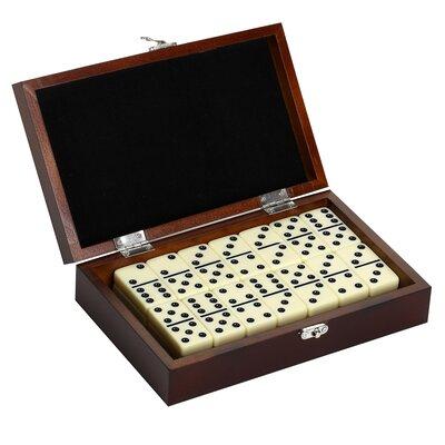 Hathaway Games Premium Domino Set w/ Wooden Carry Case | 2 H x 5.5 W in | Wayfair BG2133