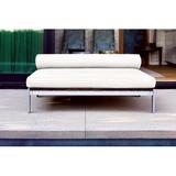 Modern Outdoor Luma Patio Daybed w/ Cushions Metal/Rust - Resistant Metal in Brown, Size 15.0 H x 54.0 W x 72.0 D in | Wayfair lu-dybd-54/72-li