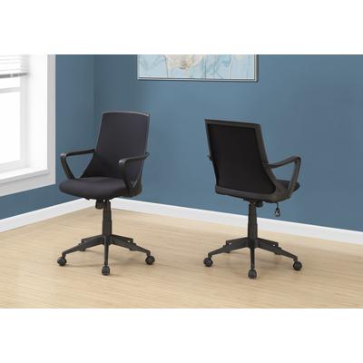 Office Chair - Black / Black Mesh / Multi Position - Monarch Specialties I-7267