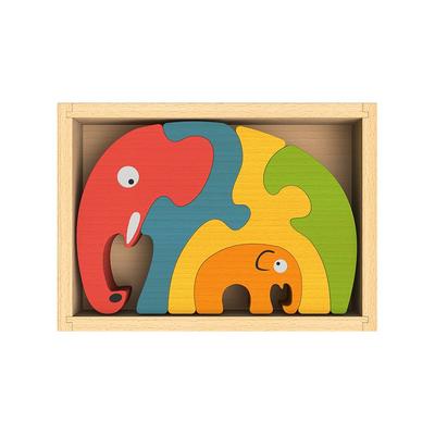 BeginAgain Puzzles - Elephant Family Puzzle