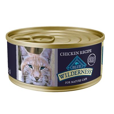 Blue Wilderness Mature Chicken Recipe Wet Cat Food, 5.5 oz., Case of 24, 24 X 5.5 OZ