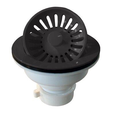 Westbrass Push-Pull Style Kitchen Sink Basket Strainer, Polyester in White Black | 2.75 H in | Wayfair D2143P-65