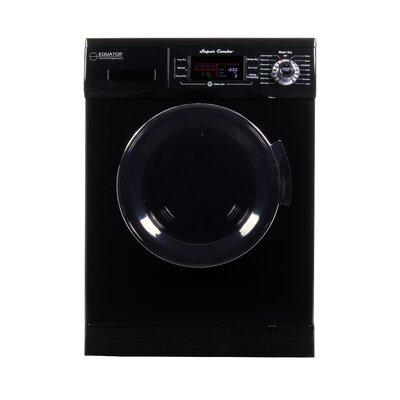 Equator All-in-One Vented/Ventless Washer-Dryer 1.57cf/13lb 1200 RPM 110V in Black | 33.5 H x 23.5 W x 22 D in | Wayfair 4400 Black