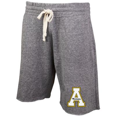 Men's Concepts Sport Gray Appalachian State Mountaineers Mainstream Terry Shorts