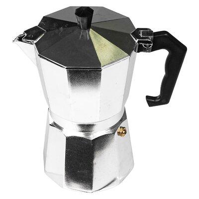 Imperial Home Aluminum Moka Express Stovetop Espresso Maker Metal in Brown/Gray | 7.5 H x 5.5 W x 4.5 D in | Wayfair MW3901