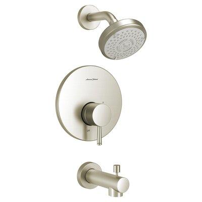 American Standard Serin Thermostatic Tub and Shower Faucet w/ Diverter in Gray, Size 4.75 H x 4.75 W in | Wayfair TU064508.295