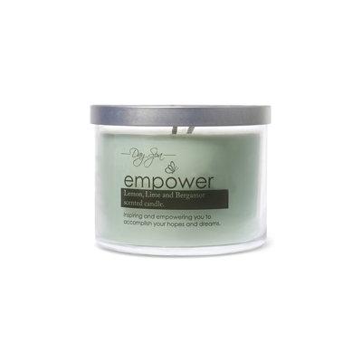Ebern Designs Empower Day Spa Aromatherapy Soy Scented Jar Candle Soy in Green | 3 H x 3.75 W x 3.75 D in | Wayfair