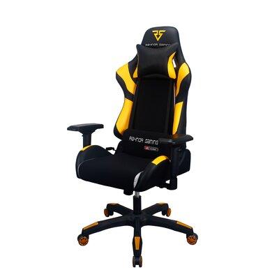 RaynorGaming Energy Pro Series PC & Racing Game Chair in Yellow | 48.5 H x 27.91 W x 27.56 D in | Wayfair G-EPRO-YLW
